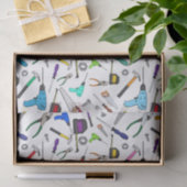 Papier Mousseline Outils de dessin amusant Motif d'illustration maté (Cadeau)