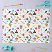 Papier Mousseline Outils de jardinage Plante jardinier Motif (Artisanat)