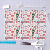 Papier Mousseline Outils de pompier (Artisanat)