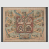 Papier Mousseline Outils de soufflage agricole Ephemera Decoupage (Recto)