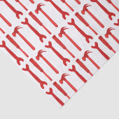 Papier Mousseline Outils de tournevis de marteau rouge (Détail)