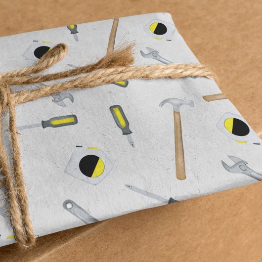 Papier Mousseline Outils modernes Motif Whimsal Fun Moderne