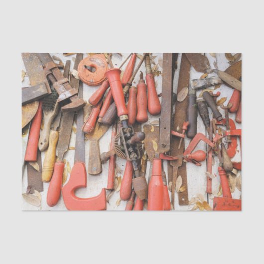 Papier Mousseline Outils Outil Russe antique Red Man (Recto)