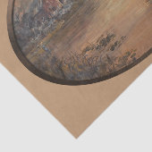 Papier Mousseline Oval de l'étang de la route (Détail)