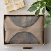 Papier Mousseline Oval de l'étang de la route (Cadeau)