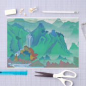 Papier Mousseline Padma Sambhava par Nicholas Roerich (Artisanat)