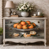 Papier Mousseline Page Citrus & Découpage Argent