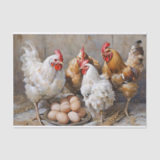 Papier Mousseline Page de découpage de poulets et d'oeufs de jarre d