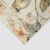 Papier Mousseline Page de découpage d'oeufs de Pâques fleuris d'oise (Détail)