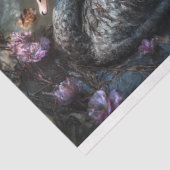 Papier Mousseline Page de découpage du collage de cygne (Détail)