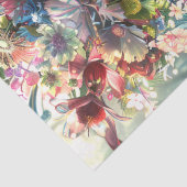 Papier Mousseline Page de découpage Fleurs couvertes de fleurs (Détail)