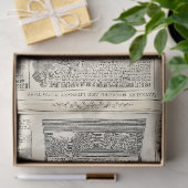 Papier Mousseline Page de publicité vintage (Cadeau)