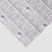 Papier Mousseline Page Dictionnaire (Détail)