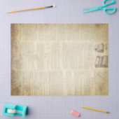 Papier Mousseline Page française grunge de dictionnaire (Artisanat)