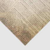 Papier Mousseline Page française grunge de dictionnaire (Détail)