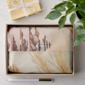 Papier Mousseline Pagode sur les rochers Papier Tissu (Cadeau)