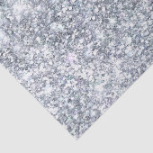 Papier Mousseline Pailleté d'argent Glam Bling Tendance Cadeau éléga (Détail)