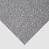 Papier Mousseline Paillettes argent (Détail)