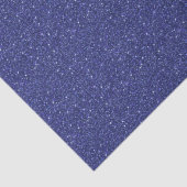 Papier Mousseline Paillettes Bleu Marine (Détail)