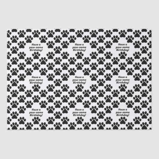 Papier Mousseline Paillettes de texte personnalisables (Recto)