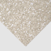 Papier Mousseline Paillettes Faux Brillant Doré (Détail)