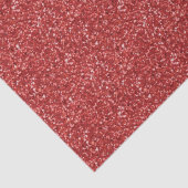 Papier Mousseline Paillettes Rouges (Détail)