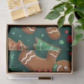 Papier Mousseline Pain d'épice Hommes & Arbre de Noël Cookie Noël (Cadeau)