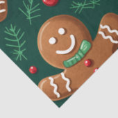 Papier Mousseline Pain d'épice Hommes & Arbre de Noël Cookie Noël (Détail)