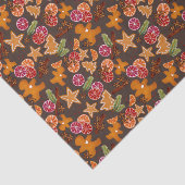 Papier Mousseline Pain d'épices Citrus épices Noël rustique (Détail)