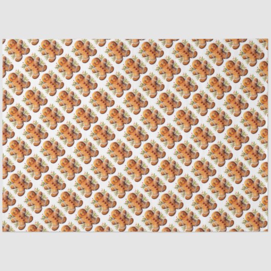 Papier Mousseline pain d'épices de Noël (Recto)