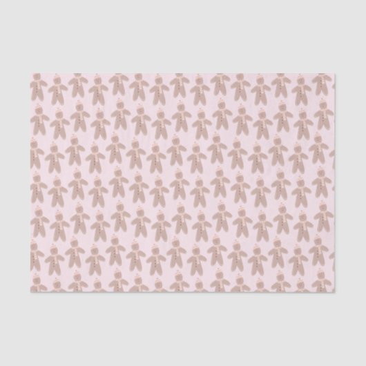 Papier Mousseline Pain d'hiver rose mignon hommes (Recto)