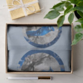 Papier Mousseline Painted bluejay DBL (Cadeau)