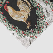 Papier Mousseline Paire de coqs (Détail)