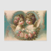 Papier Mousseline Paire de Cupidons (Recto)