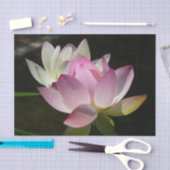 Papier Mousseline Paire de fleurs de Lotus II (Artisanat)