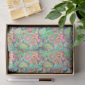 Papier Mousseline Paisley de printemps (Cadeau)