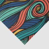 Papier Mousseline Paisley haché (Détail)