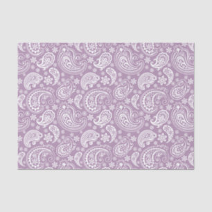 Papier Mousseline Paisley Vintage blanc sur Arrière - plan pourpre