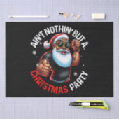 Papier Mousseline Pajama de Noël du Père Noël africain-américain (Artisanat)