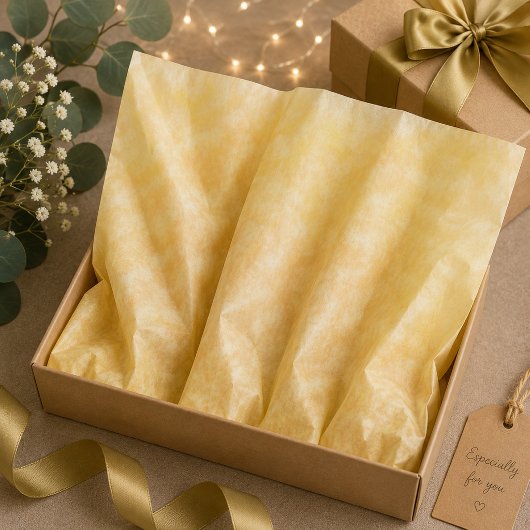 Papier Mousseline Pâle murmure de soleil