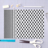 Papier Mousseline Palestinienne Hatta Keffiyeh Kufiya Folk (2 Motifs (Artisanat)