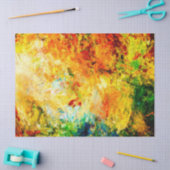 Papier Mousseline Palette Artiste Colorée (Artisanat)