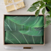 Papier Mousseline Palm Leaf, feuillage tropical, forêt tropicale (Cadeau)