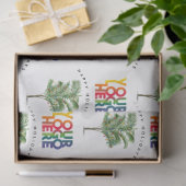 Papier Mousseline Palm Tree Business Logo Carte de Noël (Cadeau)