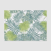Papier Mousseline Palm Tree Fronds Peinture hawaïenne (Recto)