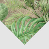 Papier Mousseline Palme tropicale éléphant (Détail)