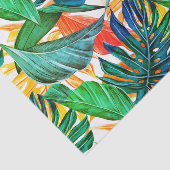 Papier Mousseline Palmettes multicolores lumineuses (Détail)