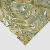 Papier Mousseline Palmier séché par des Feuilles de Boho moderne (Détail)