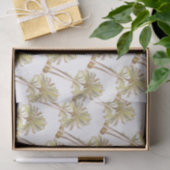 Papier Mousseline Palmier Tropical De Cocotiers (Cadeau)