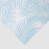 Papier Mousseline Palmier tropical moderne simple de bleus layette (Détail)